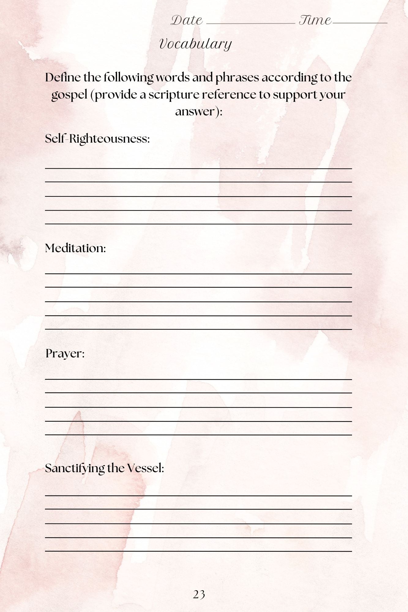 STUDYING THE GOSPEL: EXERCISING YOUR CONSCIENCE (PHYSICAL COPY - LOCAL PICKUP))